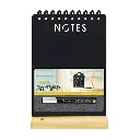 Bordskilt, NOTES, Securit Silhuette Wood, sort, (1 stk.) - Securit FBT-NOTES.webp