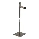 Stander til LED Lys-displaykasse, Securit, steel, 98x40x40 cm, lakeret stål, sort, (1 stk.) - Securit MCS-BA-95-SETB.webp