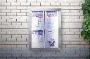 LED Lys-displaykasse, Securit, "Classic", inkl. strømstik, 4xA4, 69,7x53,3x5,5 cm, vejrbestandigt stål, (1 stk.) - Securit MCS-4A4-WLSS.webp
