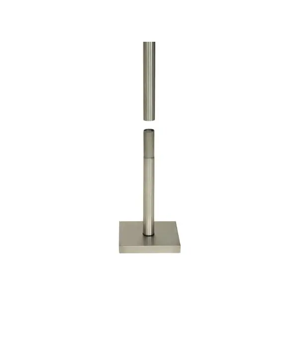 Stander til LED Lys-displaykasser, Securit, standard, 127x40x40 cm, kraftigt rustfrit stål, (1 stk.) - Securit MCS-BA-125-SET.webp