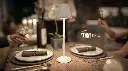 LED bordlampe, FELINE, Securit, inkl. magnetisk ladekabel, metal, hvid, (1 stk.) - Securit FELINE LP-FE-WT.webp