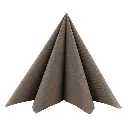 Middagsserviet, 1/4 fold, 40x40cm, mocca, airlaid, (600 stk.) - Middagsserviet, 14 fold, 40x40cm, mocca, airlaid.webp