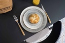 Desserttallerken, rund, Ø20cm, stentøj, støvet blå, SINTRA 2.0, (12 stk.) - Desserttallerken, rund, Ø20cm, stentøj, støvet blå, SINTRA 2.0, (12 stk.)