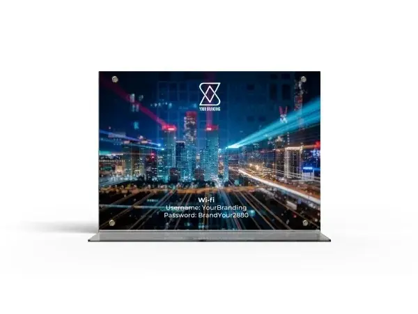 Akryldisplay, 15x20 cm, med magnetisk lukning, Peleman, (1 stk.) - Peleman WUSACRP0608 akryldisplay.webp