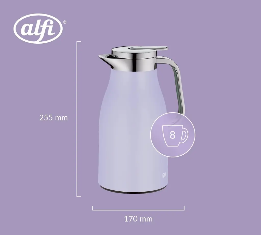 Termokande, 1L, 13x16x25,5cm, lilla, rustfrit stål, Alfi Skyline, (1 stk.) - Alfi Skyline Lilla.webp