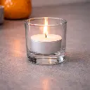 Fyrfadslysholder, rund, Ø5,6x6,7cm, glas, (144 stk.) - Fyrfadslysholder, rund, Ø5,6x6,7cm, glas.webp