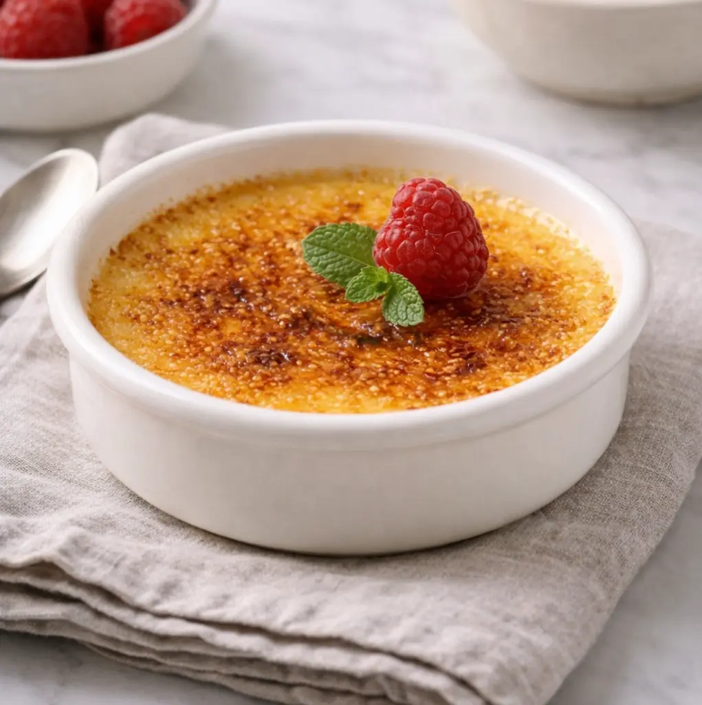 Creme brulee skåle, Ø14x3,5cm, hvid, stentøj, Regás, (10 stk.) - Creme brulee skåle, Ø14x3,5cm, hvid, stentøj, Regás.webp