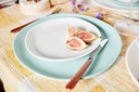 Frokosttallerken, rund, hvid, Ø19,9x2cm, melamin, KUPO, (6 stk.) - Frokosttallerken, rund, hvid, Ø19,9x2cm, melamin, KUPO, (6 stk.)