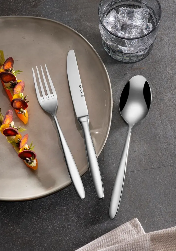 Kaffeske, L11,3cm, 18/10 rustfrit stål, SOLA Tulip, (12 stk.) - SOLA Tulip.webp