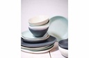 Frokosttallerken, rund, Ø19,9x2cm, mørkgrå, melamin, KUPO, (6 stk.) - Frokosttallerken, rund, Ø19,9x2cm, mørkgrå, melamin, KUPO, (6 stk.)