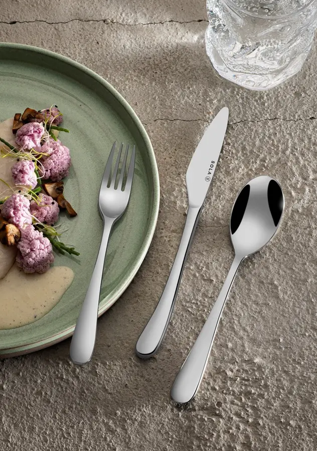 Serveringsske til Chafing dish, perforeret, Oase, SOLA, 380 mm, (6 stk.) - Oase, SOLA.webp