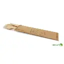Bestiksæt, 4, Træ, kniv-gaffel-spiseske-serviet, wrapped, natur, Naturesse, (250 stk.) - Bestiksæt, 4, Træ, kniv-gaffel-spiseske-serviet, wrapped, natur, Naturesse.webp