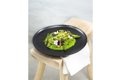 Frokosttallerken, sort, rund, Ø15x1,7cm, stentøj, OKINAWA, (6 stk.) - Frokosttallerken, sort, rund, Ø15x1,7cm, stentøj, OKINAWA, (6 stk.)