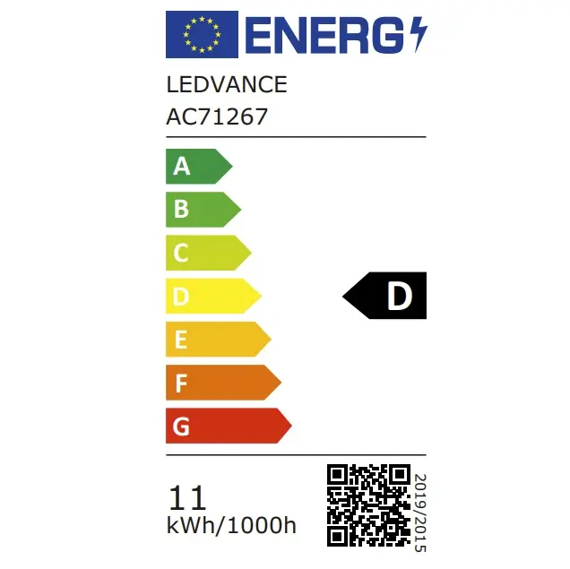 LED lysrør - T5 PFM AC HO 849mm, G13, 1500lm, 3000K, 11W/830 (24W), 230V, LEDVANCE, (10 stk.) - LED lysrør - T5 PFM AC HO 849mm, G13, 1500lm - energimærkning