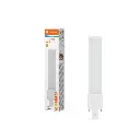 LED kompaktrør, G23, 500lm, 3000K, 4W/830 (9W), EM+230V, LEDVANCE Dulux, (10 stk.) - DULUX LED S9 EM & AC MAINS VALUE 4W 830 G23.webp