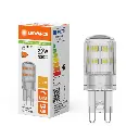 Dæmpbar LED stiftpære, G9, 320lm, 2700K, 3W/827 (30W), klar, LEDVANCE, (20 stk.) - LED PIN 30 300° DIM P 3W 827 Clear G9.webp