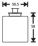 MAXI olielys, 25t, paraffin, Ø6x4cm, PJ Nordic, (54 stk.) - MAXI olielys, 25t, paraffin.webp