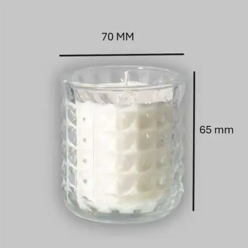 Lille glaslys, 30t, Whisky, Ø7x6,5cm, PJ Nordic, (24 stk.) - Nordic Glow whiskey Lille 30 Timer.webp