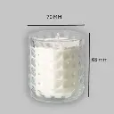 Lille glaslys, 30t, Whisky, Ø7x6,5cm, PJ Nordic, (24 stk.) - Nordic Glow whiskey Lille 30 Timer.webp