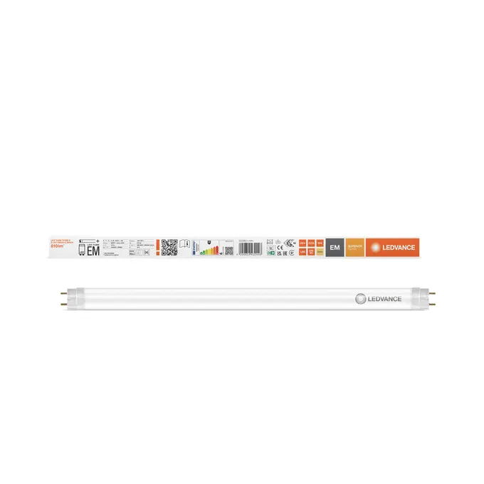 LED lysrør - T8 Superior 438mm, G13, 810lm, 3000K, 5,1W/830 (15W), EM+230V, LEDVANCE, (10 stk.) - LED lysrør - T8 Superior 438mm, G13, 810lm.webp