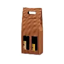 Vinkarton til 2 flasker, brun, 3/4 l, (20 stk.) - [11671] Vinkarton til 2 flasker, brun, 3-4 l, (20 stk.).webp