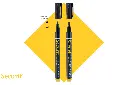Kridttusch med rund spids: 1-2 mm skrivebredde, flydende kridt, Securit Original, flere farver, (sæt á 2 stk) - SMA100 tuscher.webp