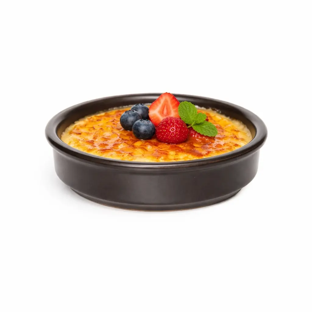 Creme brulee skåle, Ø14x3,5cm, sort, stentøj, Regás Black Prof, (10 stk.) - Creme brulee skåle, Ø14x3,5cm, sort, stentøj, Regás Black Prof.webp