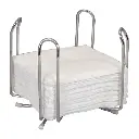 Kaffeserviet, 3-lags, 1/4 fold, 24x24cm, hvid, nyfiber, (2800 stk.) - Kaffeserviet, 3-lags, 24x24cm, hvid, nyfiber.webp