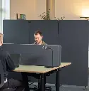 Skærmvæg til kontor, lyddæmpende, ECO Soft, flere størrelser, inkl. fødder, (1 stk.) - Skærmvæg til kontor, lyddæmpende, ECO Soft.webp