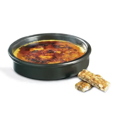 Creme brulee skåle, Ø11x3cm, sort, stentøj, Regás Black Prof, (24 stk.) - Creme brulee skåle, Regas Black 9150.webp