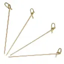 Drinkspinde m/ knuder, 12cm, bambus, (250 stk) - Nordicbar Mix0012 drinkspinde.webp