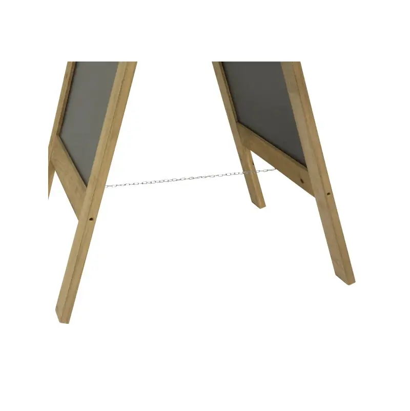 Gadeskilt med kridttavle, Securit® NATURE, 135 cm, bøgetræ, (1 stk.) - Securit gadeskilt SBS-N-135.webp