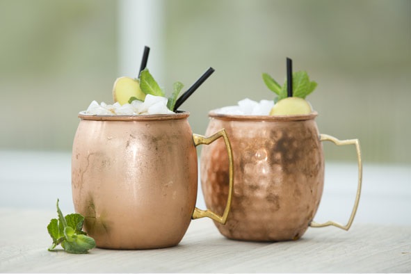 Moscow mule krus, kobber med tekstur, 45cl, Ø8,5x10cm, MOSCOW MULE, (12 stk.) - Krus med hank, kobber med tekstur, 45cl, Ø8,5x10cm, MOSCOW MULE, (12 stk.)