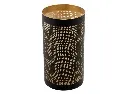 IBIZA sort/guld metal stager & LED lys m/ hvidt+farvet lys, Securit (sæt á 12 stk.) - Securit IBIZA LP-HDM-IB.webp