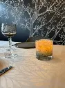 MANI glasstager og LED fyrfadslys, grå/farvet lys, Securit, (sæt á 12 stk.) - MANI glasstager og LED fyrfadslys, grå.webp