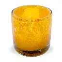 AYLA glasstager og LED fyfadslys, orange/farvet lys, Securit, (sæt á 12 stk.) - AYLA orange glasstager.webp