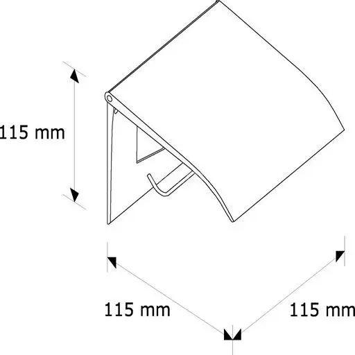 Toiletrulleholder, Brabantia, 1,7x13,2x12,3cm, hvid, rustfrit stål, (6 stk.) - Toiletrulleholder, Brabantia 414565.webp