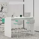 Højbord, Nuuk, 70x180x105h cm, antracit eller hvid, (1 stk.) - Højbord, Nuuk, 70x160x105h cm, antracit eller hvid, (1 stk.).webp