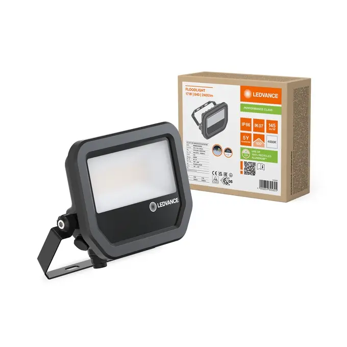 LEDVANCE Floodlight Performance 17W 2400lm – 840 – IP66 – Sort (12 stk.) - LEDVANCE Floodlight Performance 17W 2400lm.webp
