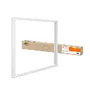 LEDVANCE Panel Påbygningsramme m/clips 600x600 mm H70 – Hvid (4 stk.) - LEDVANCE SURFACE MOUNT KIT VALUE.webp