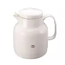 Termokande til te, m/ tefilter, 1L, hvid, Helios, (1 stk.) - Helios 1L thermokande.webp