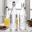 Flaske med patentprop, 1 ltr, Swing, Ø9.4x30.6 cm, (1 stk.) - Flaske med patentprop, 1 ltr, Swing.webp