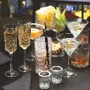 Champagneglas, 17cl, glas med mønster, Timeless, Pasabahce, (12 stk.) - Pasabahce Timeless serien.webp
