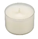 Fyrfadslys, 2,5xØ3,8cm, hvid, 7 timer, stearin, i glasholder, (288 stk.) - Fyrfadslys i glasbeholder 7timer.webp