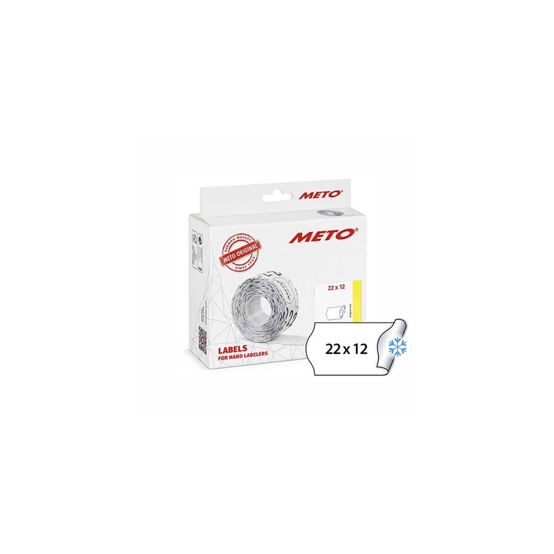 Prisetiket, Meto, Køl/Frys 22x12mm hvid, pakke a 12 stk (Pakke) - Prisetiket, Meto, Køl Frys 22x12mm hvid, pakke a 12 stk (Pakke)-02.jpg
