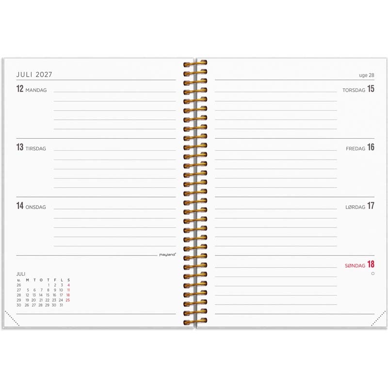 Ugekalender, Mayland, 117x151mm år: 2027, hvid, - Ugekalender, Mayland, 117x151mm år 2027, hvid,-02.jpg