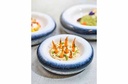 Serveringsskål, Ø20,3x5cm, stentøj, blå/hvid, TORUS, (2 stk.) - Serveringsskål, Ø20,3x5cm, stentøj, blå/hvid, TORUS, (2 stk.)