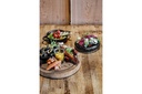Serveringsfad, 690ml, 32x24x6cm, stentøj, sort, oval, YORU, (1 stk.) - Serveringsfad, 690ml, 32x24x6cm, stentøj, sort, oval, YORU, (1 stk.)