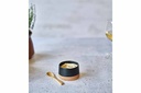 Skål med ske, til tapas og snacks, stentøj, rund, Ø9,5x5,5cm, sort/brun, DELA, (24 stk.) - Skål med ske, til tapas og snacks, stentøj, rund, Ø9,5x5,5cm, sort/brun, DELA, (24 stk.)