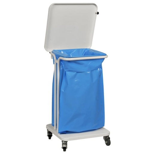 Affaldsstativ, Sækko-Boy, 40 l, hvid, med soft close låg, (1 stk.)